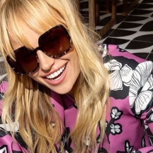 Transparent Janis Sunglasses NWT